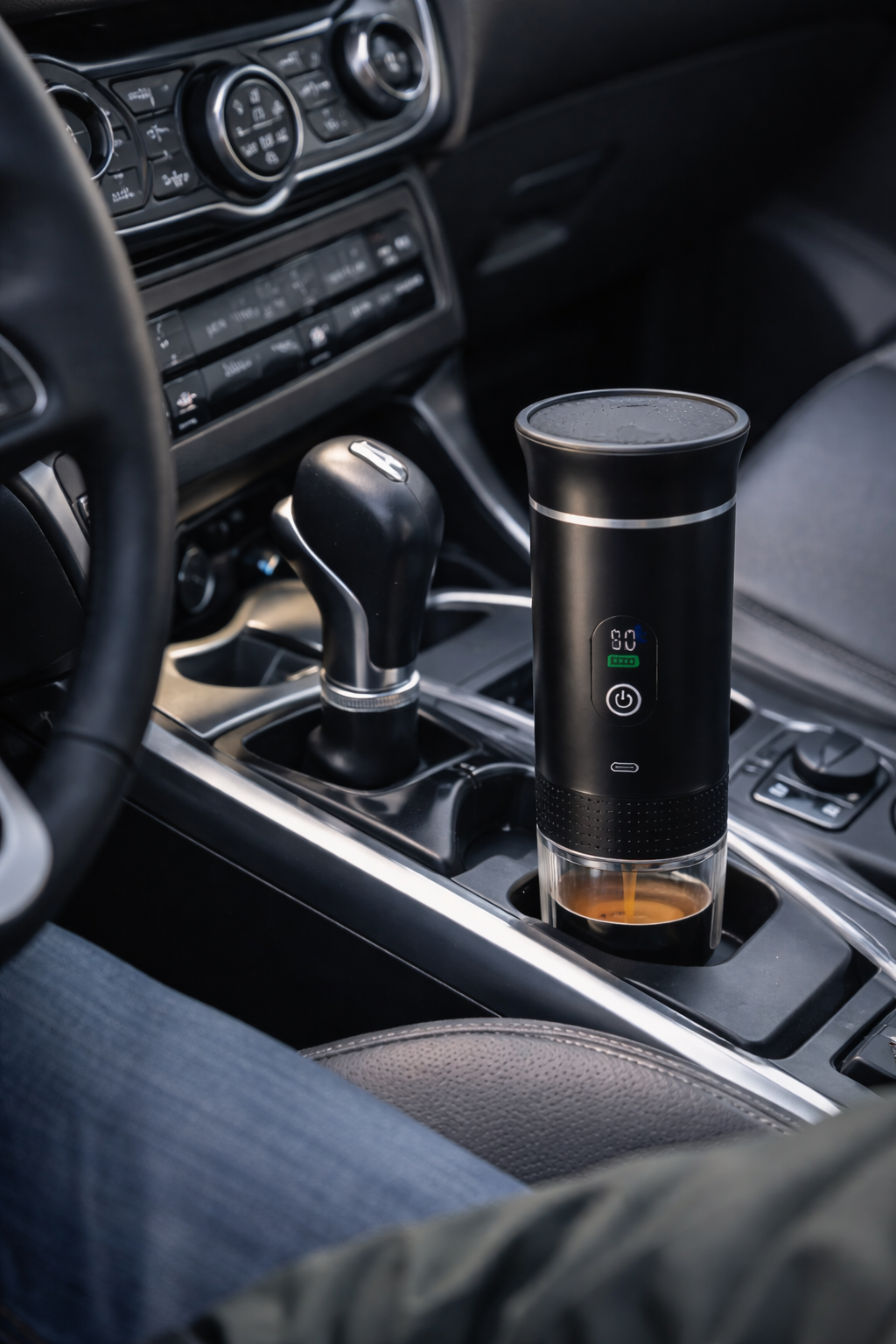 Cafetera Espresso Portátil Eléctrica Inalámbrica.